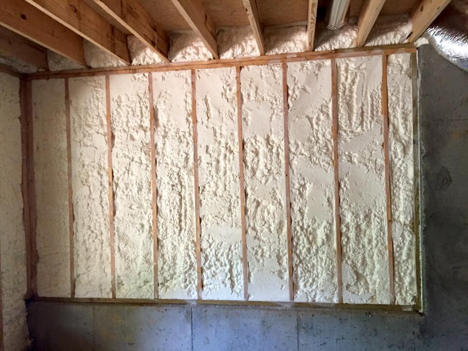 Professional spray foam insulation job by Insulate You
