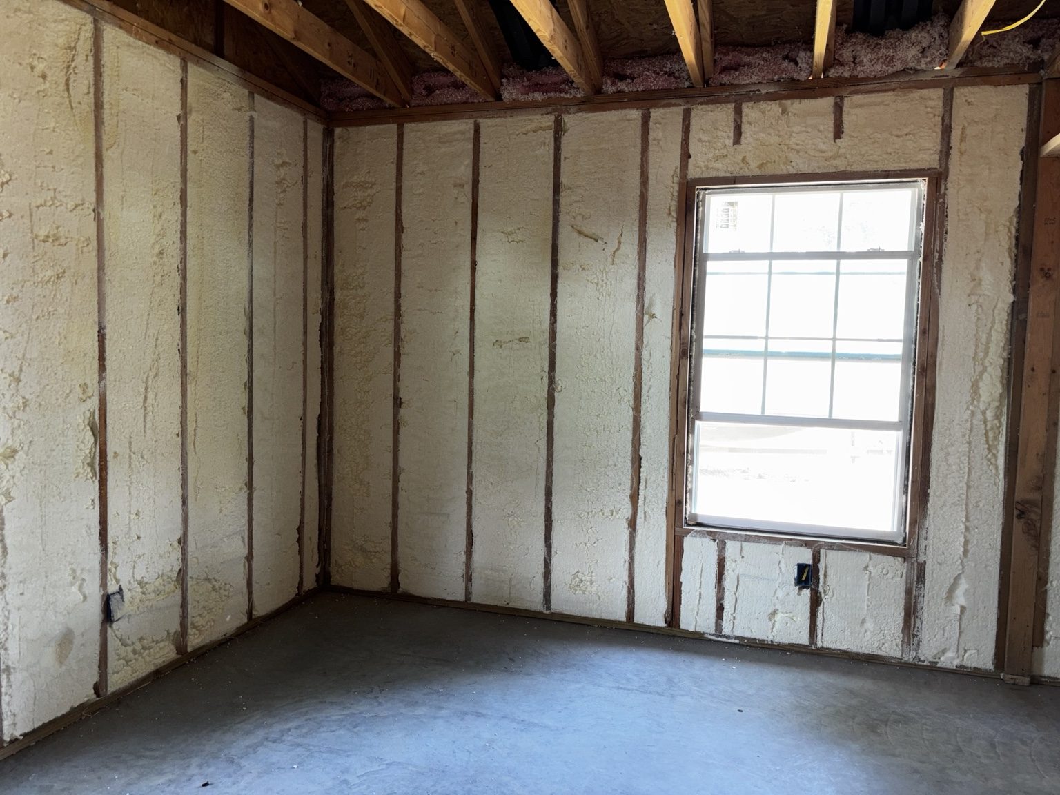Insulate You insulation work in a Northeast Arkansas home